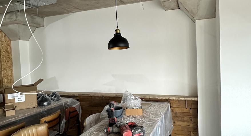 Project Update: Café Lighting Installation at the New MANA Martial Arts Gym